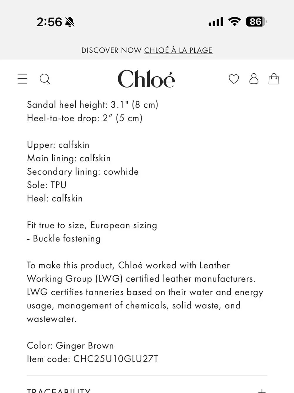 Chloe MAXIME WEDGE SANDAL